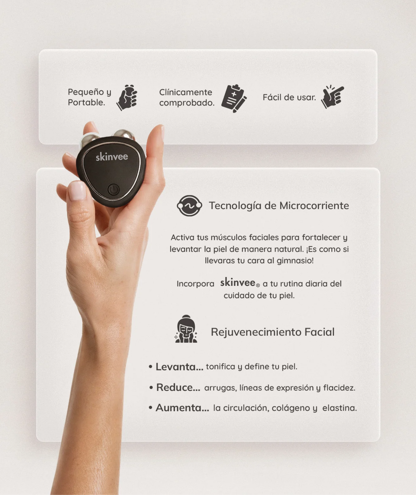 Dispositivo de Rejuvenecimiento Facial Skinvee (Edición Limitada)
