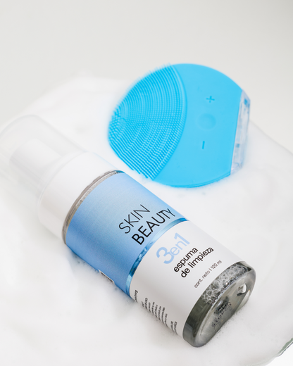 Espuma de limpieza facial
