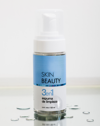 Espuma de limpieza facial